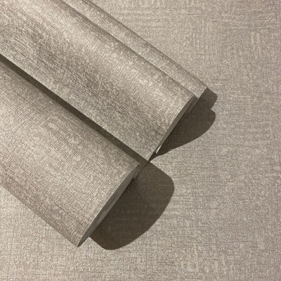 Sloane Greige Textured Wallpaper Sample Sample 