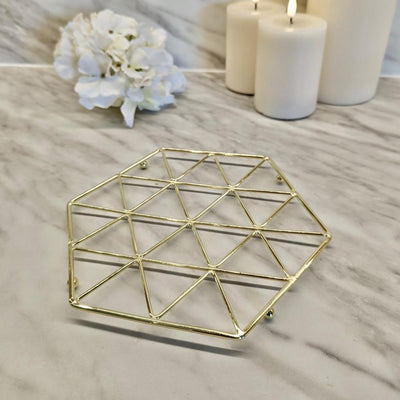 Sylvan Gold Geometric Trivet Kitchen 