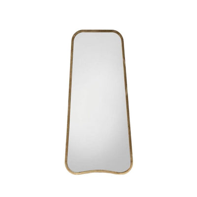 Tesora Gold Curved Leaner Mirror - 123cm Mirror 