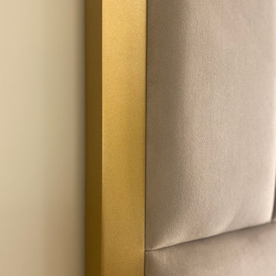 Venus Mink & Gold Premium Abstract Headboard Headboard 