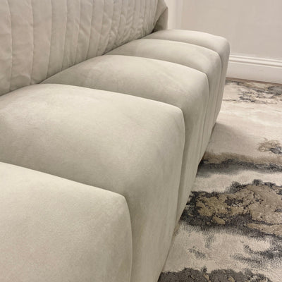 Venus Smoke & Silver Premium Upholstered Bench Furniture 