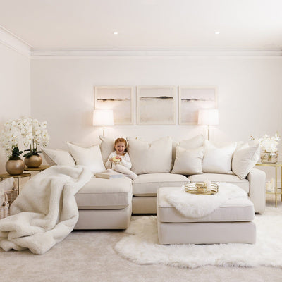 Victoria Cream Sofa Range MTO Sofa 